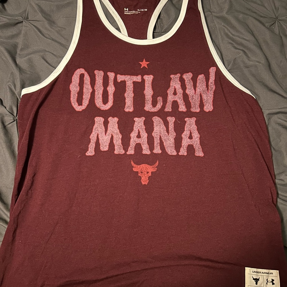 XL the rock UA brand workout tank top